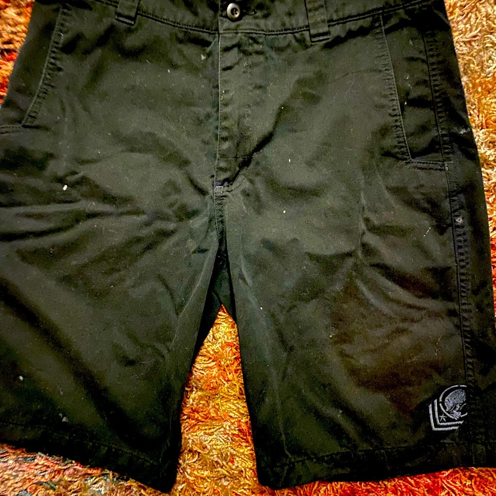 Metal Mulisha Shorts - splattered with random blemishes